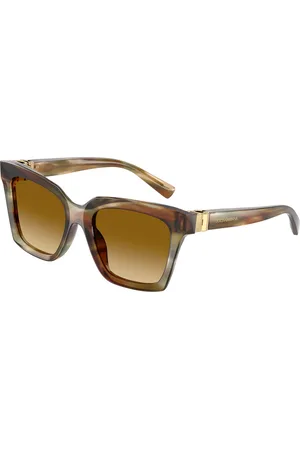 Dolce & Gabbana Femme DG4498 34462L Lunettes de soleil Acétate Carré Normale Ombré