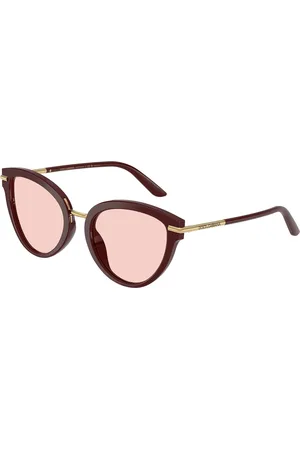 Dolce & Gabbana Femme DG4492 3091P5 Lunettes de soleil Acétate Rose Papillon Photochromatique