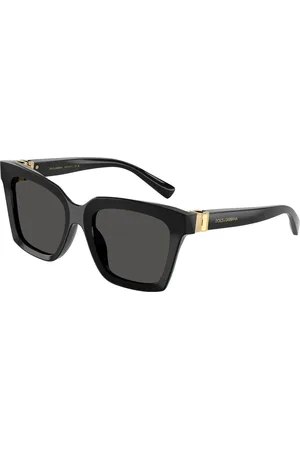 Dolce & Gabbana Femme DG4498 501/87 Lunettes de soleil Acétate Gris Carré Normale