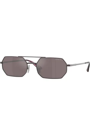 vogue Femme VO4329S 5149LB Lunettes de soleil Métal Rose Géométrique Polarisé