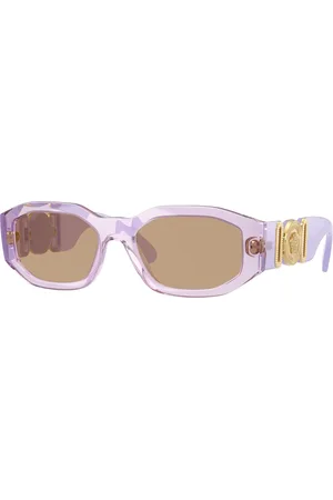 VERSACE Homme VE4361 552663 Lunettes de soleil Nylon Marron Géométrique Normale