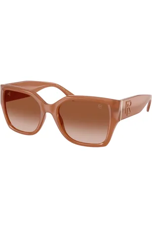 Ralph Lauren Femme RL8230U 624413 Lunettes de soleil Injecté Marron Carré Normale Ombré