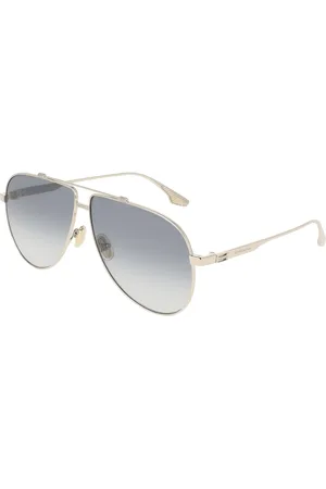Victoria Beckham Femme VB248S 40 Lunettes de soleil Métal Pilote Normale