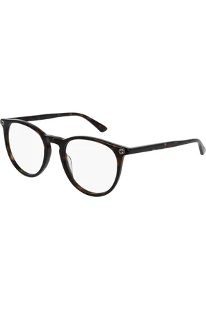 Gucci Femme GG0027O 002 Montures optiques Plastique Transparent Ronde