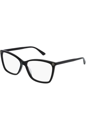 Gucci Femme GG0025O 001 Montures optiques Plastique Transparent Cat Eye