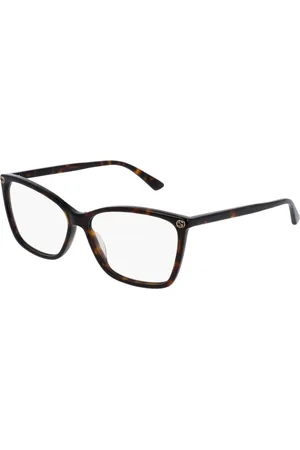 Gucci Femme GG0025O 002 Montures optiques Plastique Transparent Cat Eye
