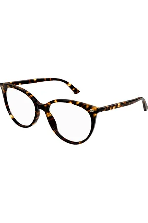 Gucci Femme GG0093O 002 Montures optiques Plastique Transparent Ronde
