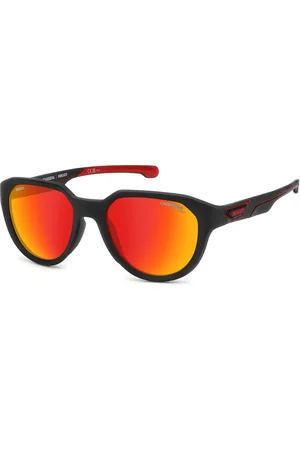 Carrera Homme CARDUC 050/S 003/UZ Lunettes de soleil Polyamide Rouge Ronde Normale Multicouche