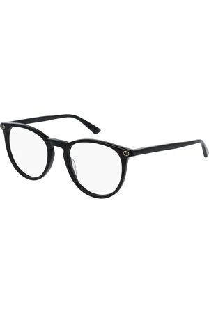 Gucci Femme GG0027O 001 Montures optiques Plastique Transparent Ronde