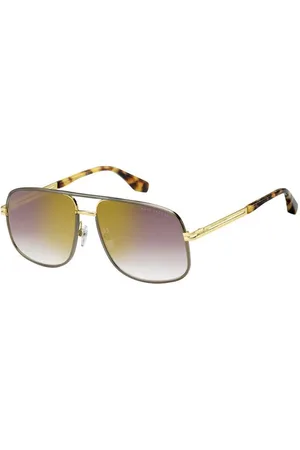Marc Jacobs Homme MARC 470/S 06J/JL Lunettes de soleil Métal Gris Carré Miroir Ombré