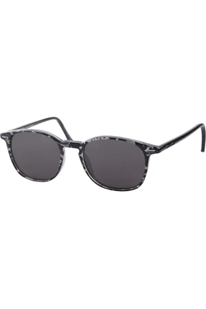 Italia Independent Unisex 5704 EYECARE Camo Black/Fumo Lunettes de soleil de sortie Acétate Fumée Ronde Polarisé