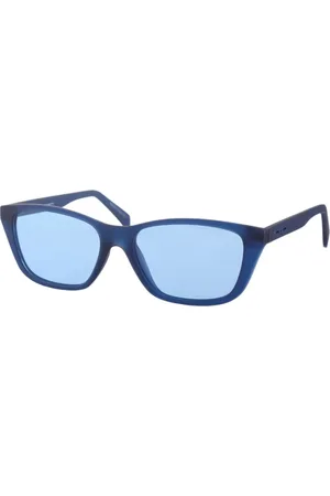 Italia Independent Unisex 5918 Blu/Azzurro Lunettes de soleil de sortie Acétate clair Carré Polarisé