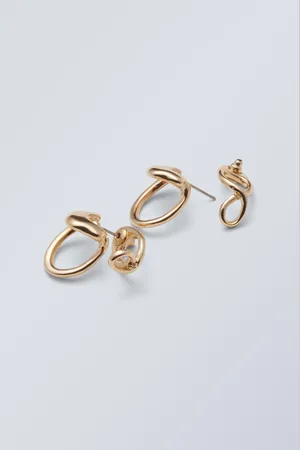 Weekday Organic-shaped Pin Earrings