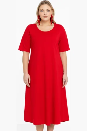 Yoek Robe long avec manches courtes COTTON