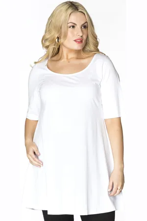 Yoek Tunic wide bottom COTTON