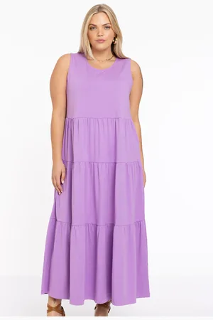Yoek Robe avec volant COTTON
