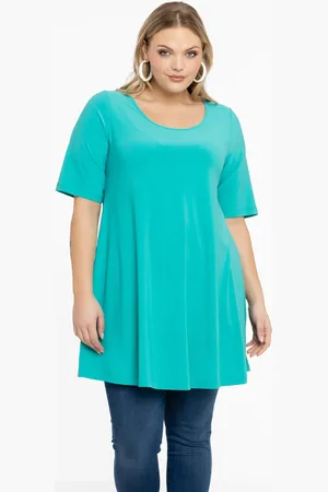 Yoek Tunic wide bot short sl. DOLCE