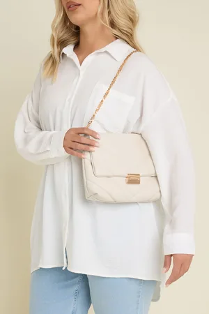Yours Faux Leather Quilted Shoulder Bag