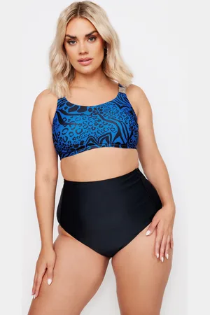 Yours Haut De Bikini Bleu Roi Imprimé Animal Mixte