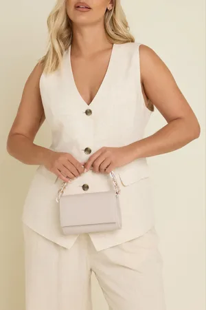 Yours Faux Leather Double Chain Bag