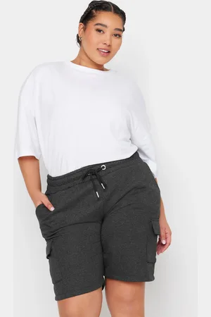 Yours Short Jogging Gris Charbonneux Cargo , Women