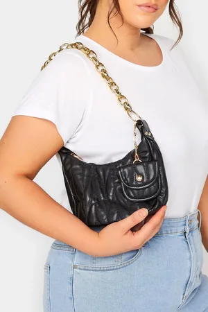 Yours Quilted Multi Pocket Chunky Chain Bag