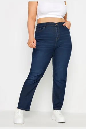 Yours Jeans Bleu Ruby Coupe Droite , Women