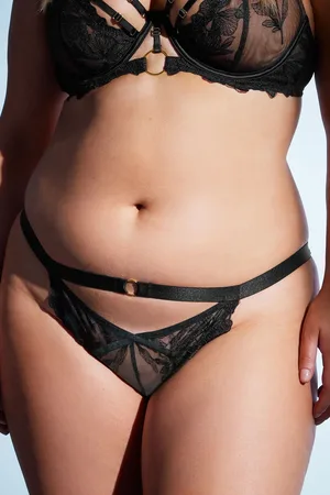 Playful Promises Eleanor Strappy Mesh Briefs