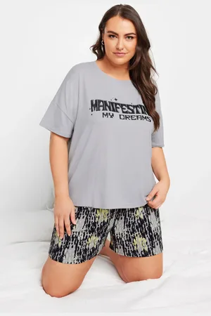 Yours Ensemble De Pyjama Gris 