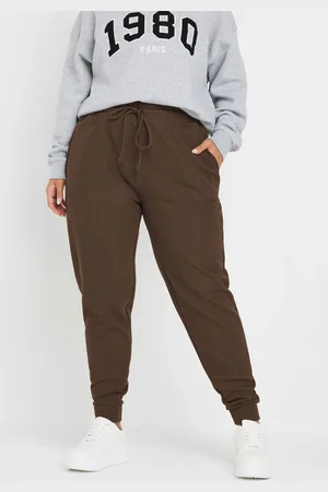 Yours Jogging Marron Taille Élastique À Poches , Women
