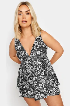 Yours Haut De Tankini Noir Design Paisley
