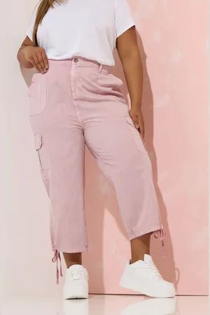Yours Pantacourt Rose Cargo À Poches , Women