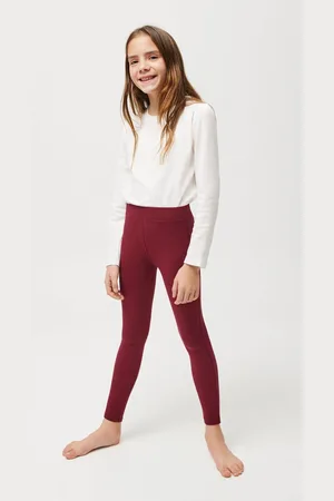 YSABEL MORA Legging basique fille marron