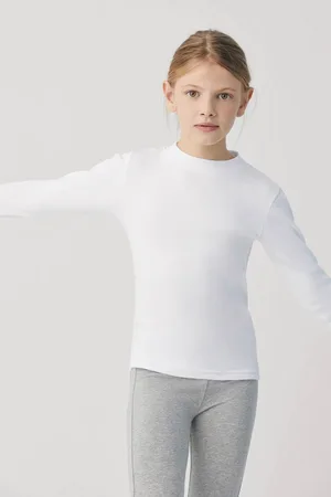 YSABEL MORA T-shirt chaud manches longues col semi-cygne