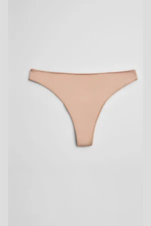 YSABEL MORA String basique en coton nude