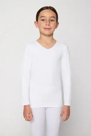 YSABEL MORA T-shirt chaud enfant manches longues en coton