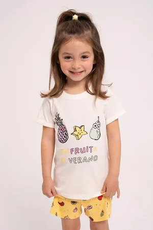 Muydemi Pyjama court enfant en coton Fruits |