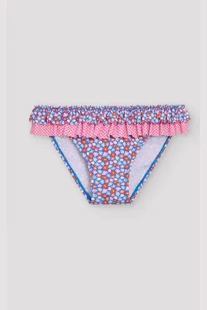 YSABEL MORA Slip fille à volants imprimé fleurs