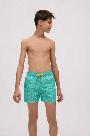 YSABEL MORA Maillot de bain court pour jeunes à imprimé tropical