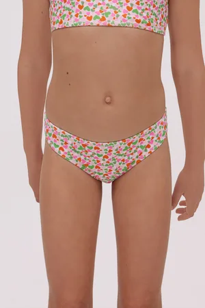 YSABEL MORA Slip fille imprimé nœuds et coeurs