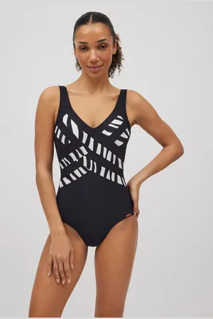 YSABEL MORA Maillot de bain amincissant détails imprimés animaliers