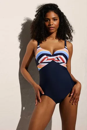 YSABEL MORA Maillot de bain amincissant avec dessin de ligne