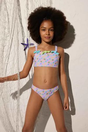 YSABEL MORA Bikini fille imprimé coquillages