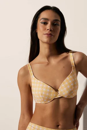 YSABEL MORA Haut de bikini à armatures à larges bretelles imprimé petites fleurs