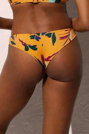 YSABEL MORA Bas de maillot de bain brésilien forme V imprimé fleuri