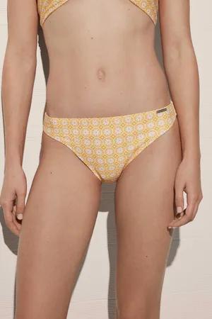 YSABEL MORA Bas de bikini mini classique imprimé petites fleurs