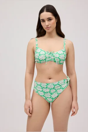 YSABEL MORA Ensemble bikini avec haut réducteur imprimé marguerites