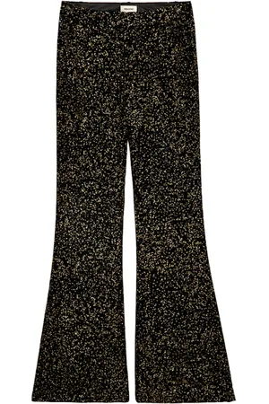 Zadig & Voltaire Pantalon Prevy Velours Noir