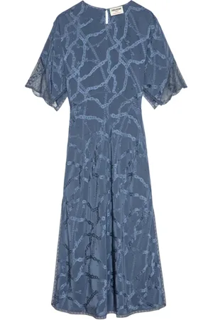 Zadig & Voltaire Robe Rey 100% Soie