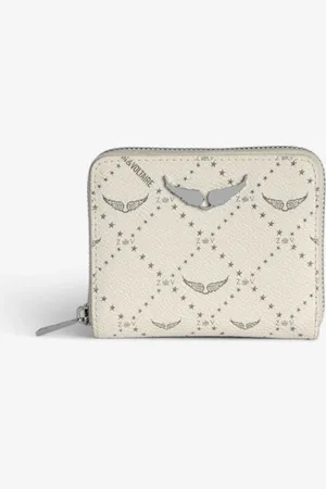 Zadig & Voltaire Portefeuille Mini Zv Monogram Flash